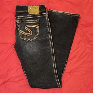 Silver Jeans Frances 18"- Women's Dark Blue 27x33